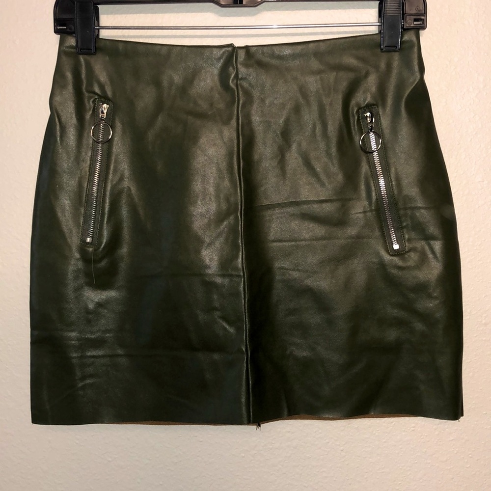 SHEIN Faux leather skirt
